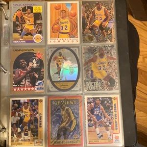 Ervin “Magic” Johnson cards